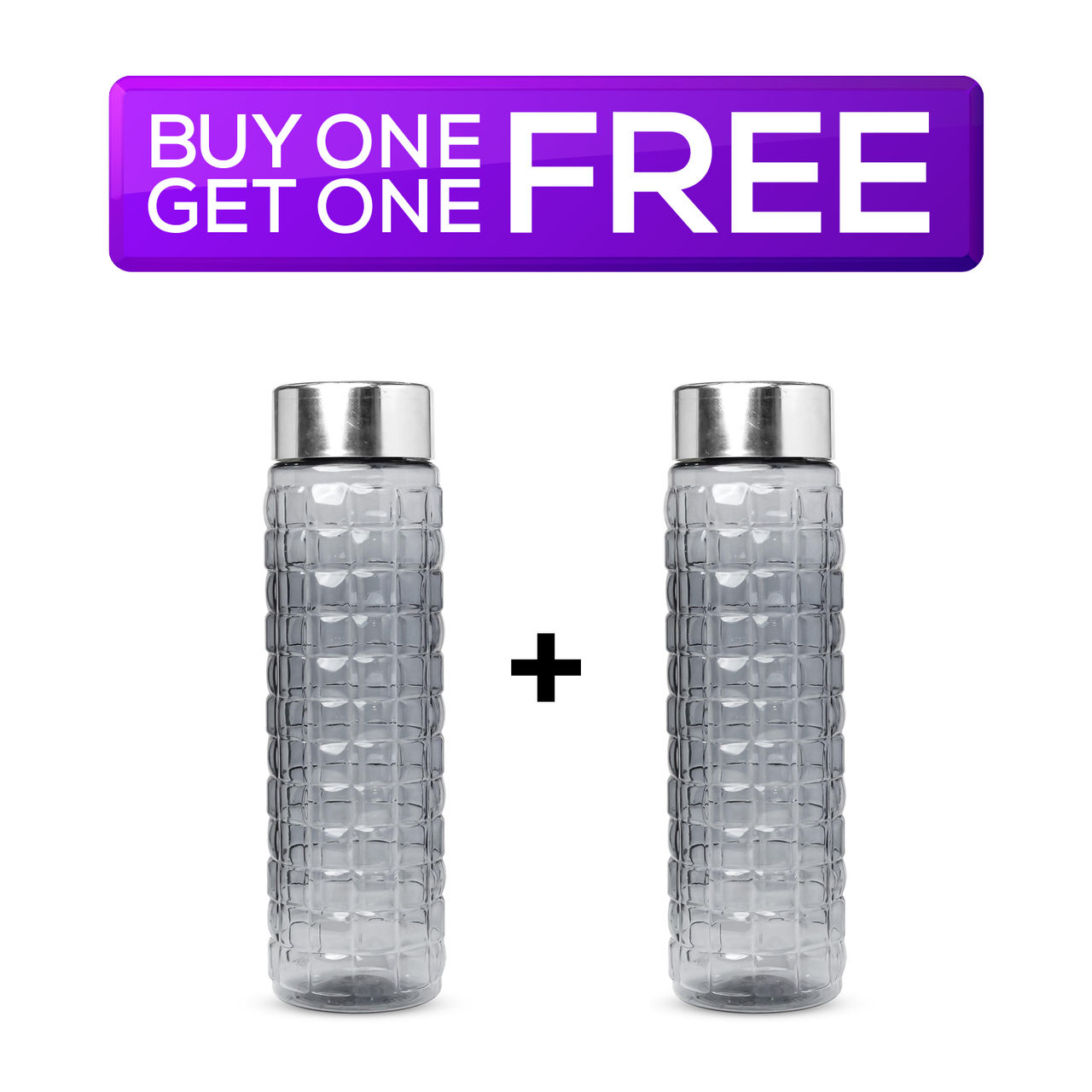 Steelo Solitaire Bottle 1 Ltr (Assorted Colours) 1 pc Combo