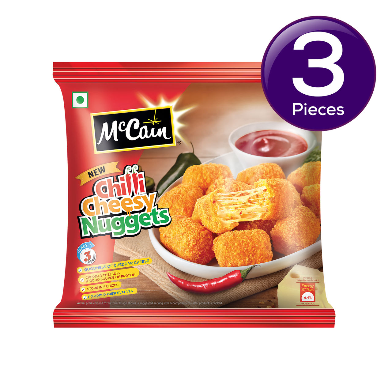 McCain Chilli Cheesy Nuggets 250 g Combo