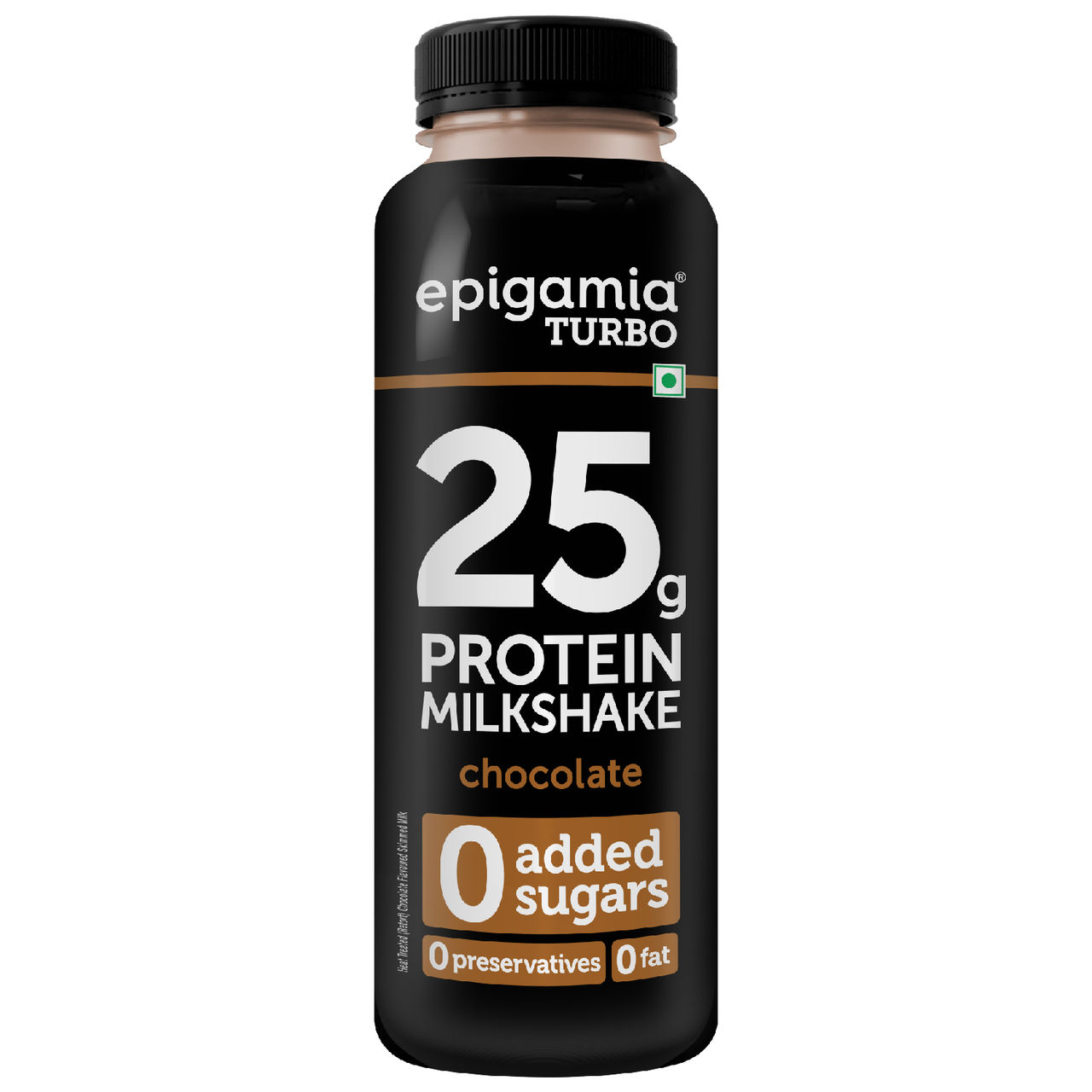 Epigamia Chocolate Turbo 25g Protein - Milkshake 250 ml Combo