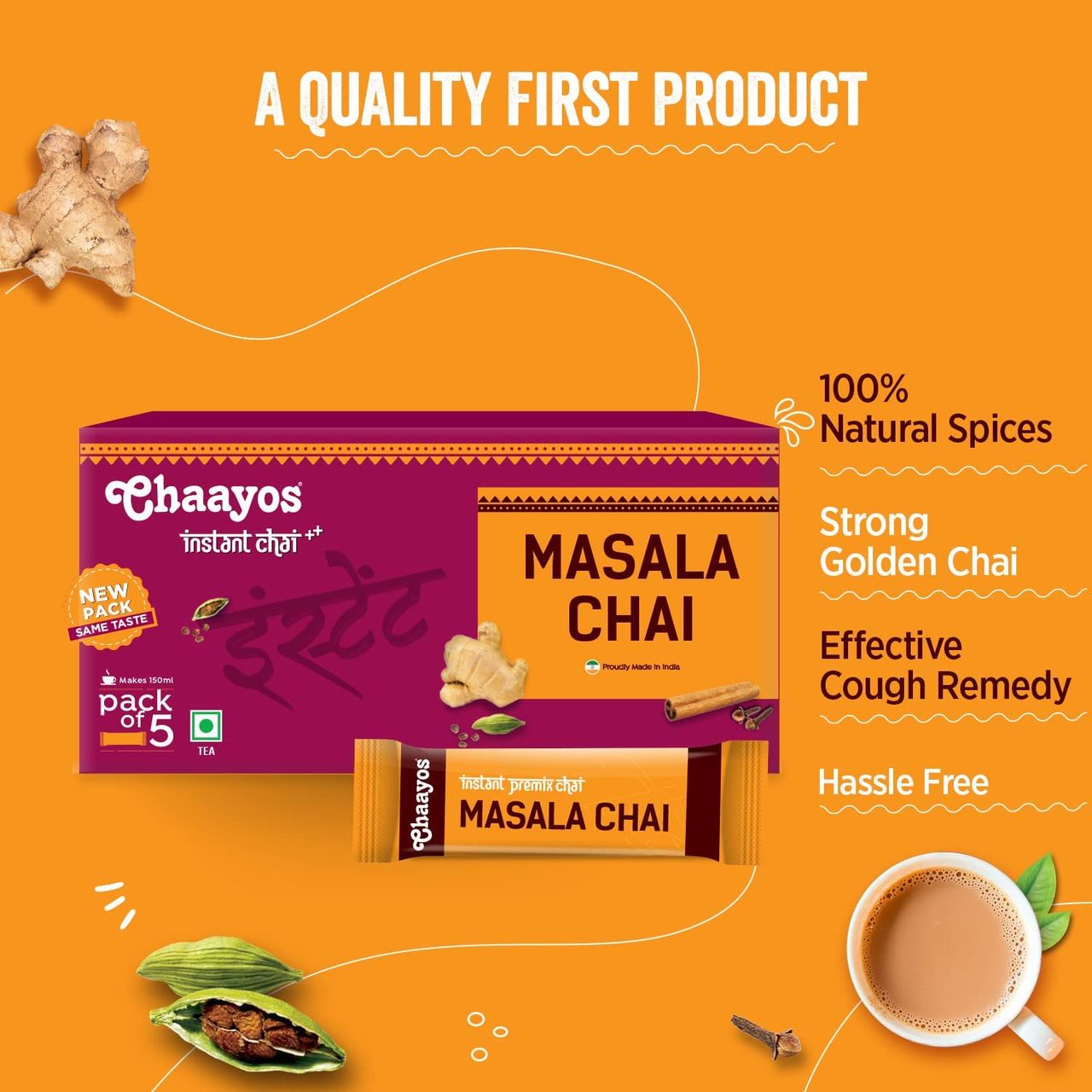 Chaayos Masala Instant Tea Premix