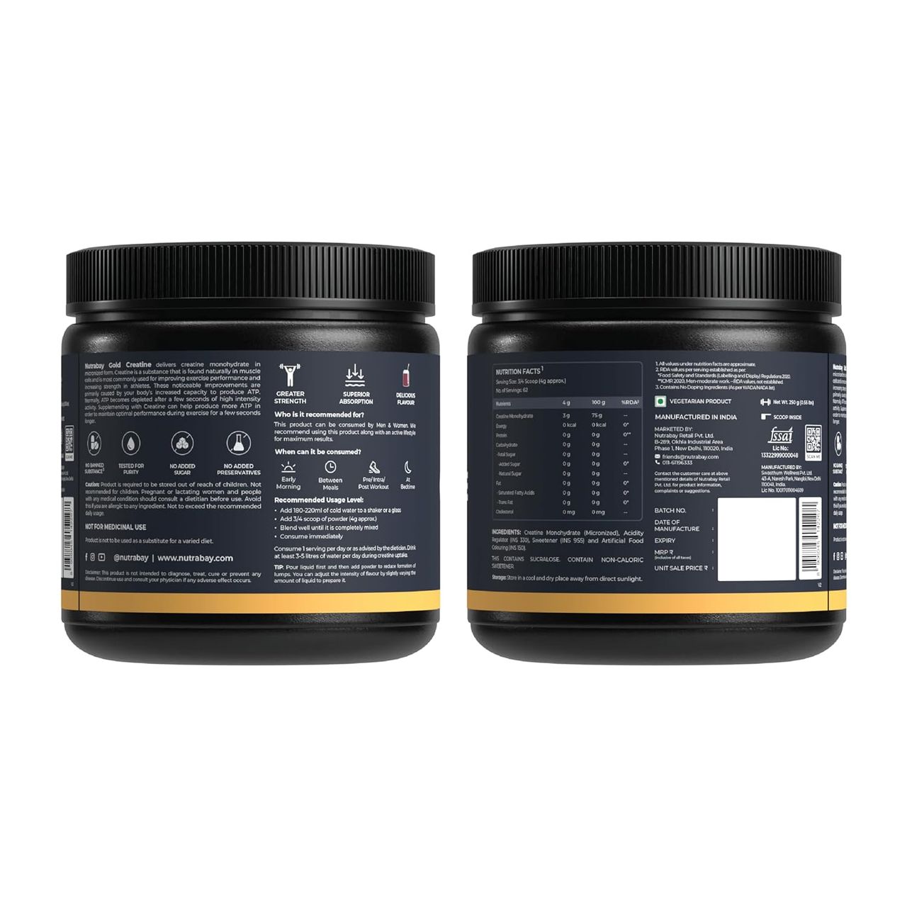 Nutrabay Gold Micronized Creatine Cola
