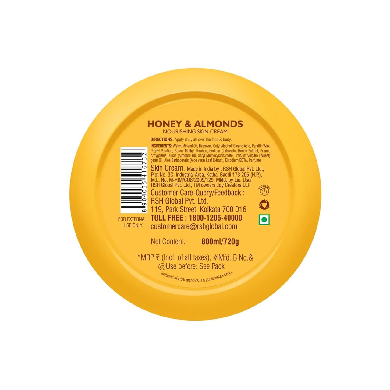 Joy Honey & Almonds Nourishing Skin Cream (Shrink Pack)
