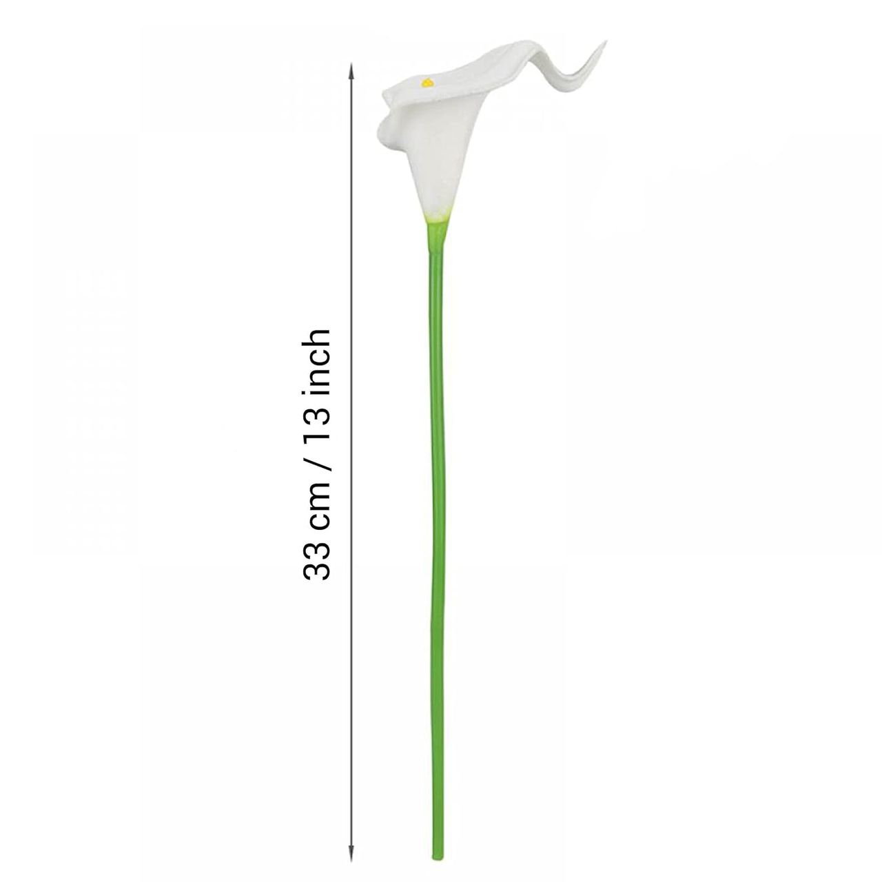 Tied Ribbons 10 Pcs Artificial Calla Lily Flowers Bunch