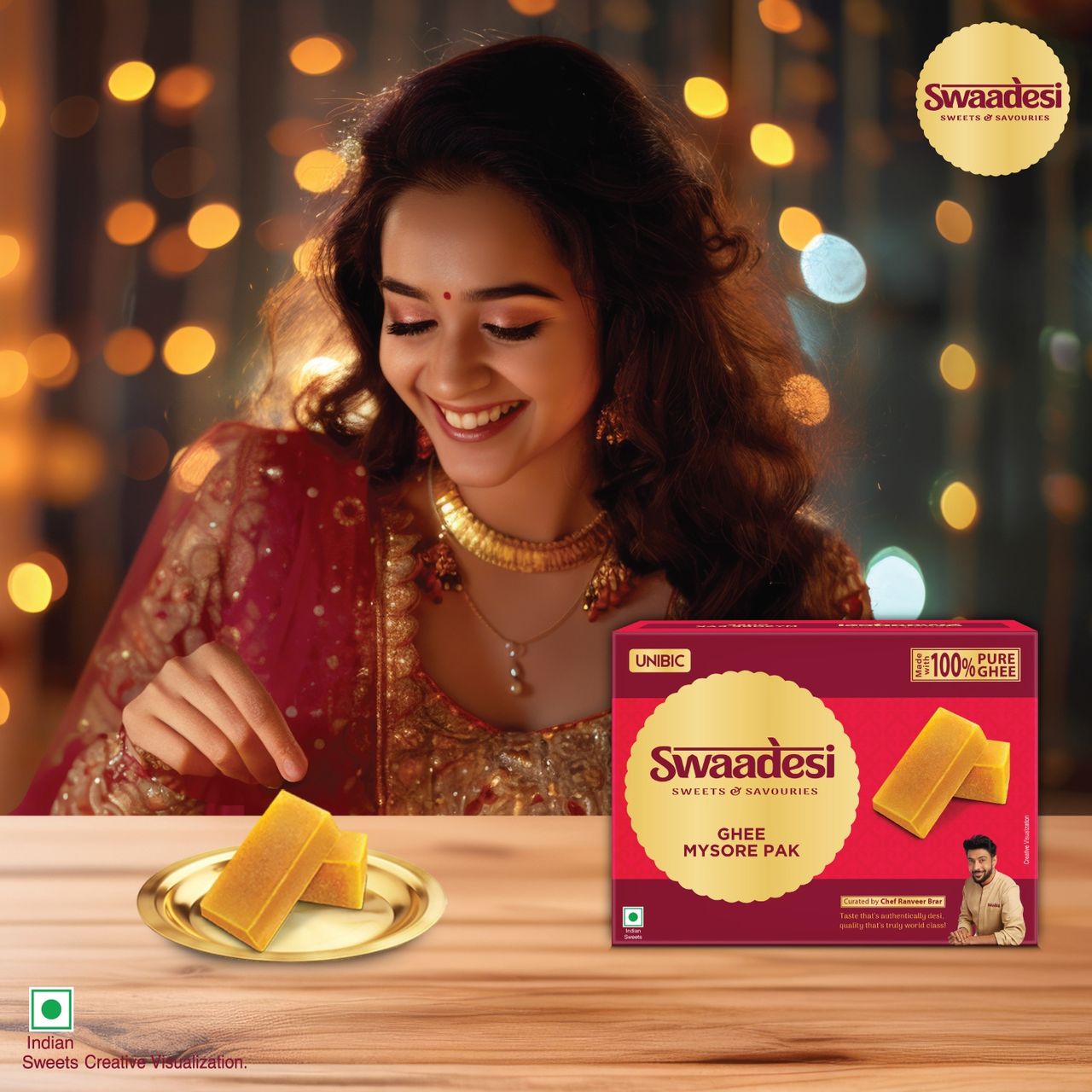 Unibic Swaadesi Premium Mysore Pak Box 180 g Combo