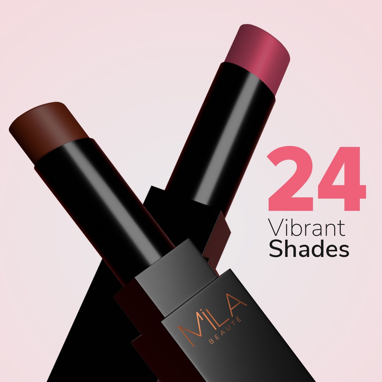 Mila Beaute Pro Mattes Lipstick Luxurious Creamy Matte Texture - 20 Zeenat
