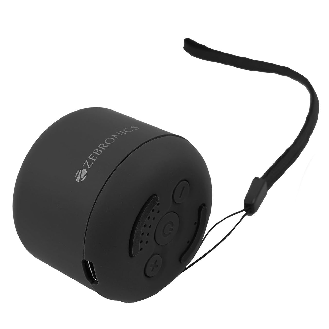 Zebronics Pixie BT 5W Speaker, TWS, mSD, Compact, Call Function, Carry Loop, upto 7h (Black)