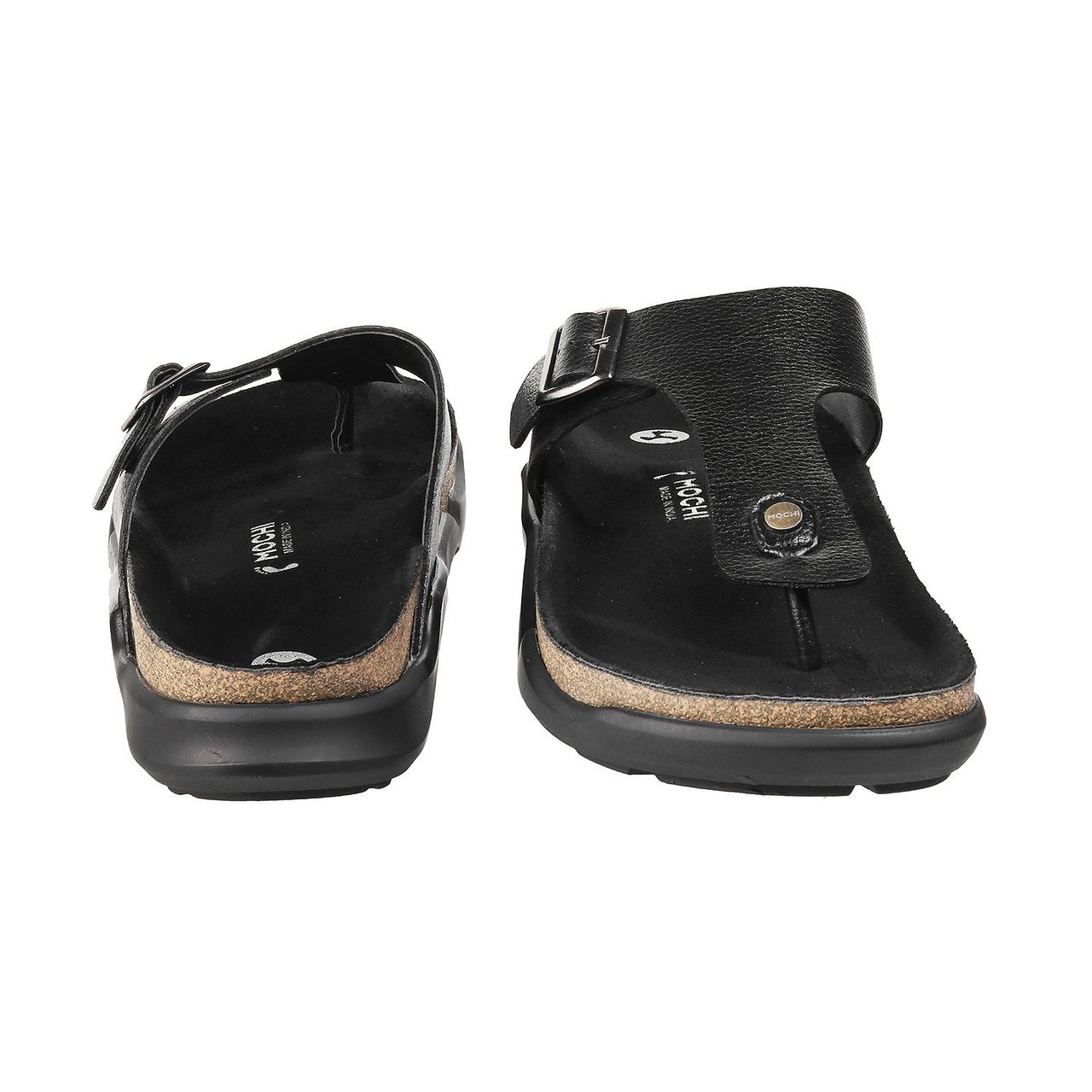 Mochi Men Black Color Slip On Ethnic | Size UK 6 | 16-753