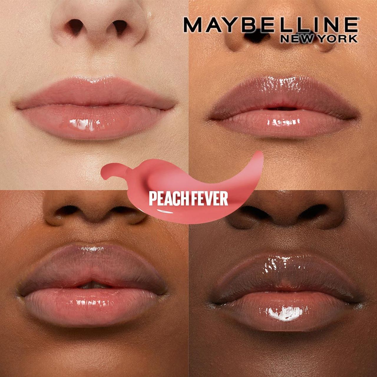 Maybelline New York Lifter Plump - Plumping Lip Gloss | Peach Fever