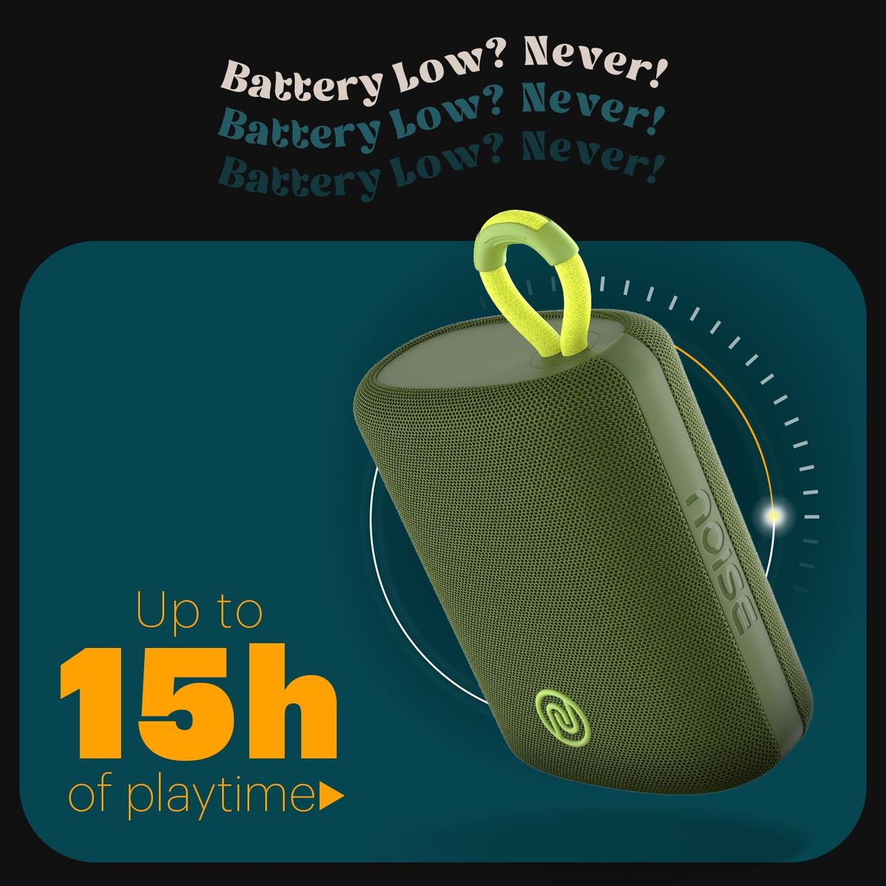 Noise Vibe 2 5 W Portable Speaker - TWS Pairing Support | 52mm Driver