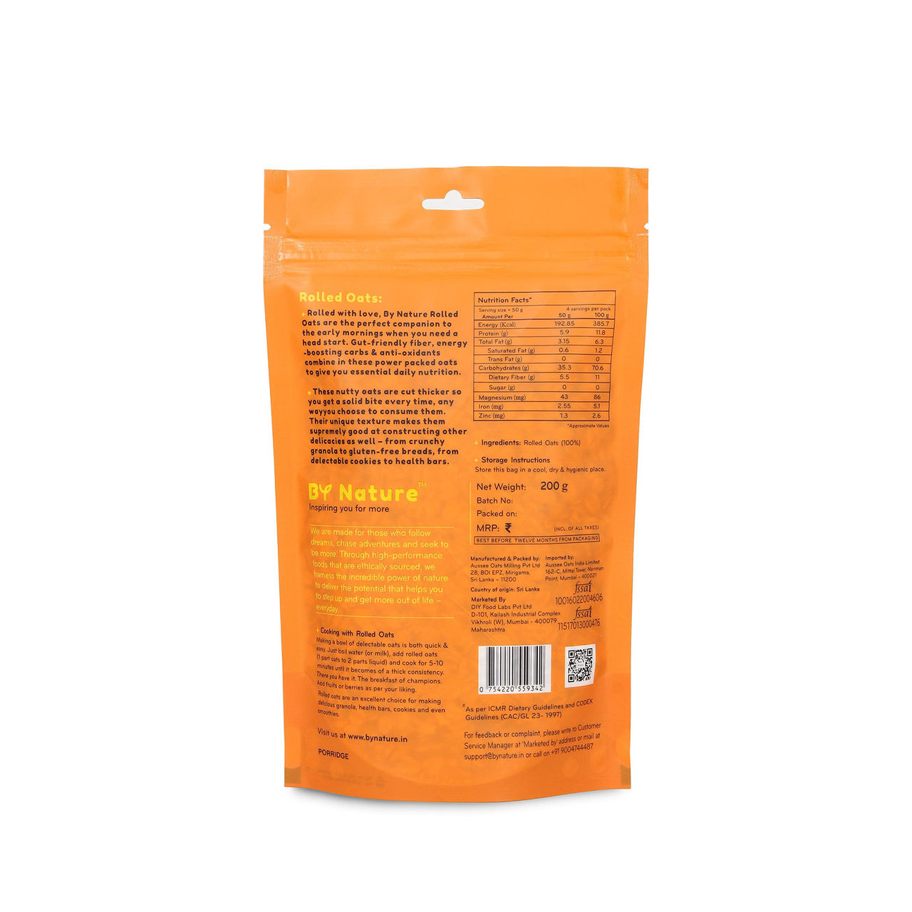 By Nature Rolled Oats