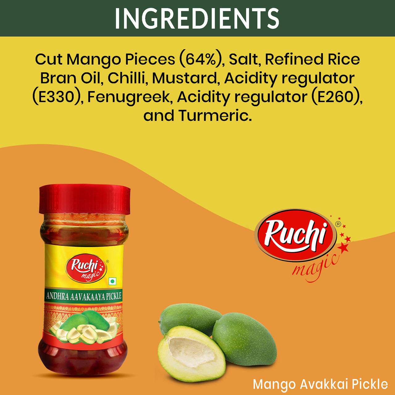 Ruchi Magic Mango Avakkai Pickle
