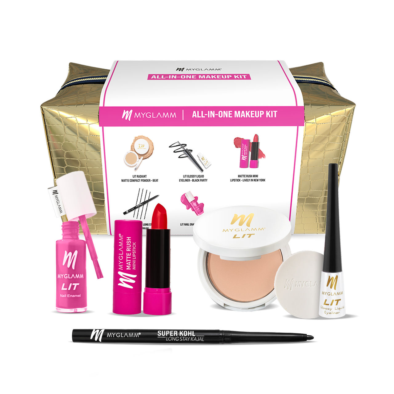 Myglamm All In One Makeup Kit Pouch
