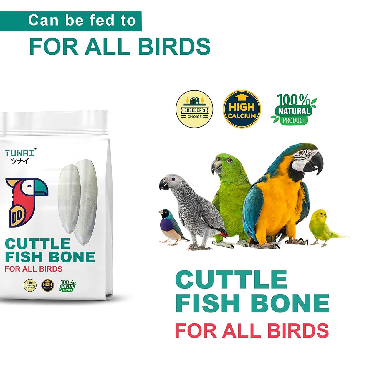 Tunai Cuttle Fish Bones For Birds