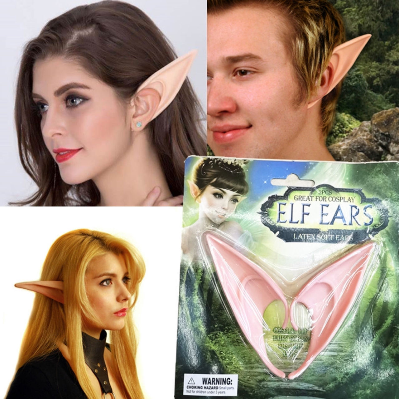 Picfest Halloween Soft Elf Ears