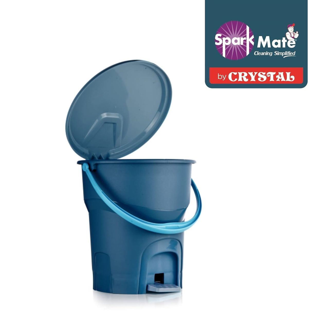 Sparkmate By Crystal Stylo Pedal Bin 12 Litre