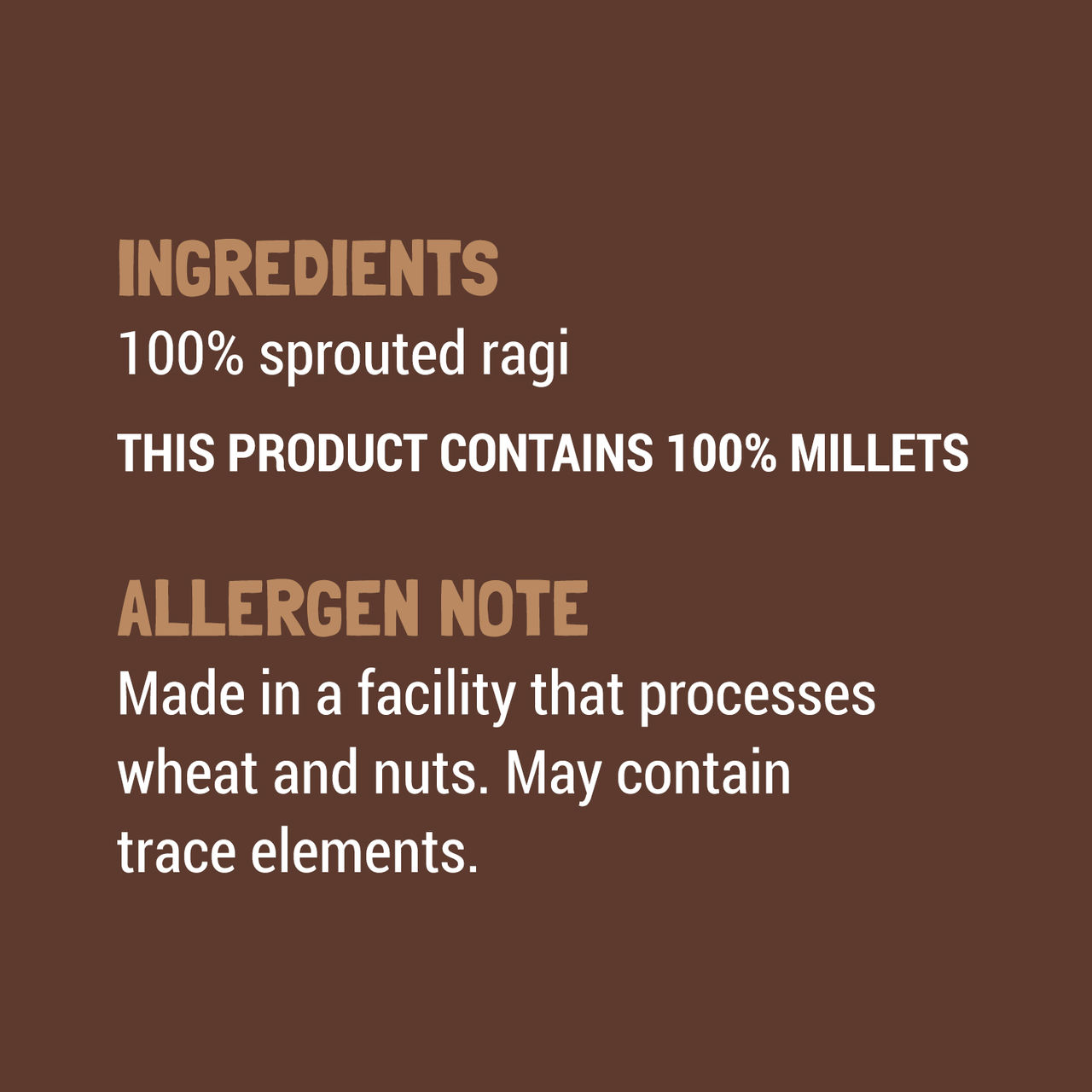 Slurrp Farm No Added Sugar | No Salt | Sprouted Ragi Powder | No Milk