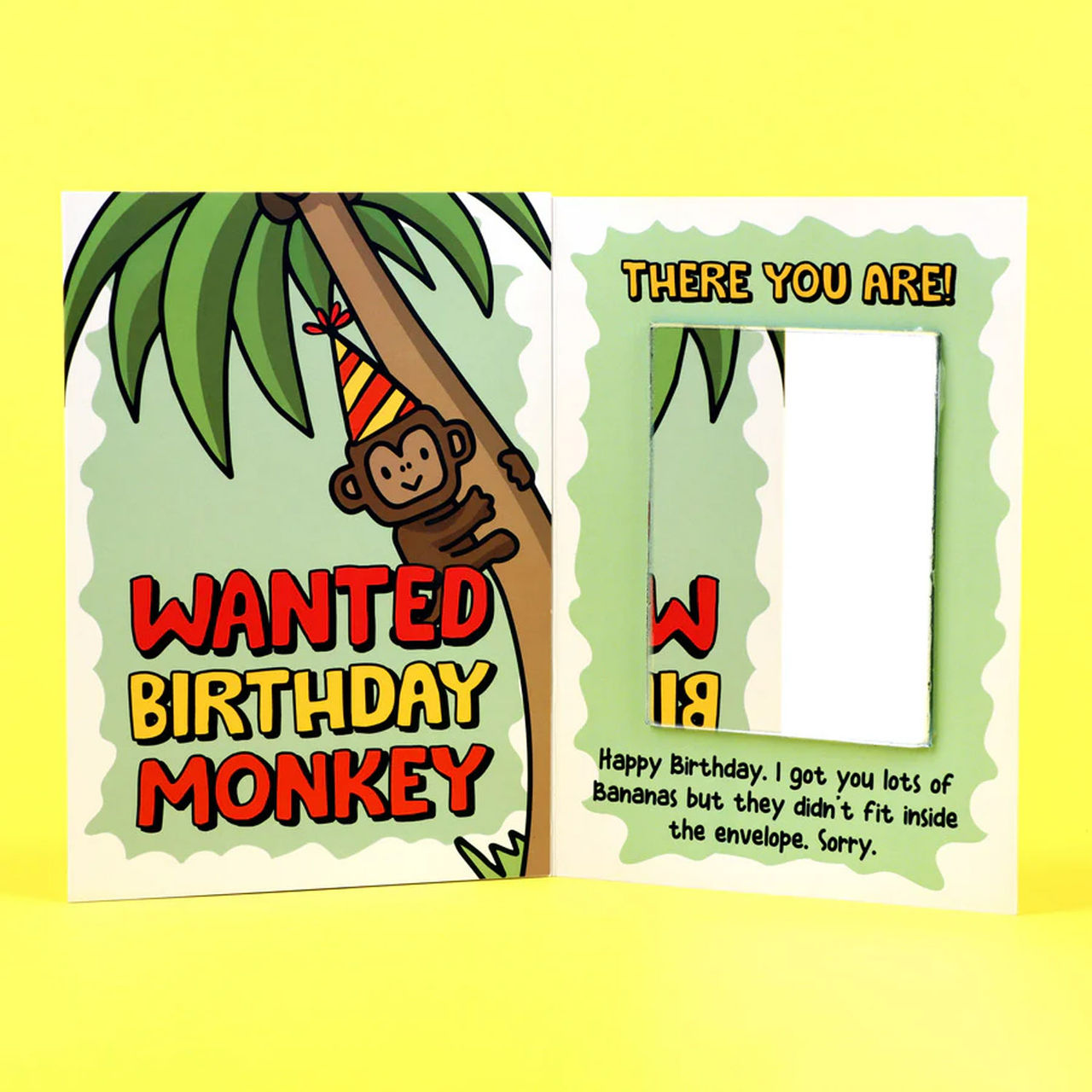 Oye Happy - Birthday Monkey Card