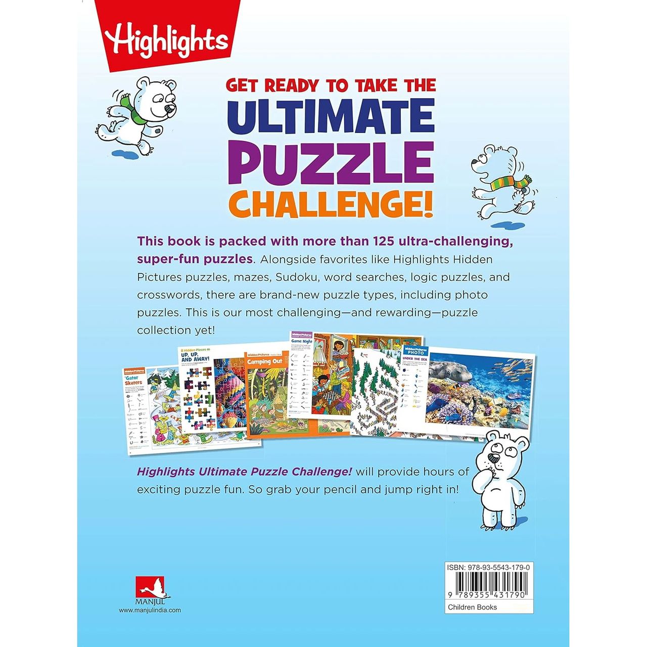 Ultimate Puzzle Challenge- More Than 125 Puzzles - Children Book | English