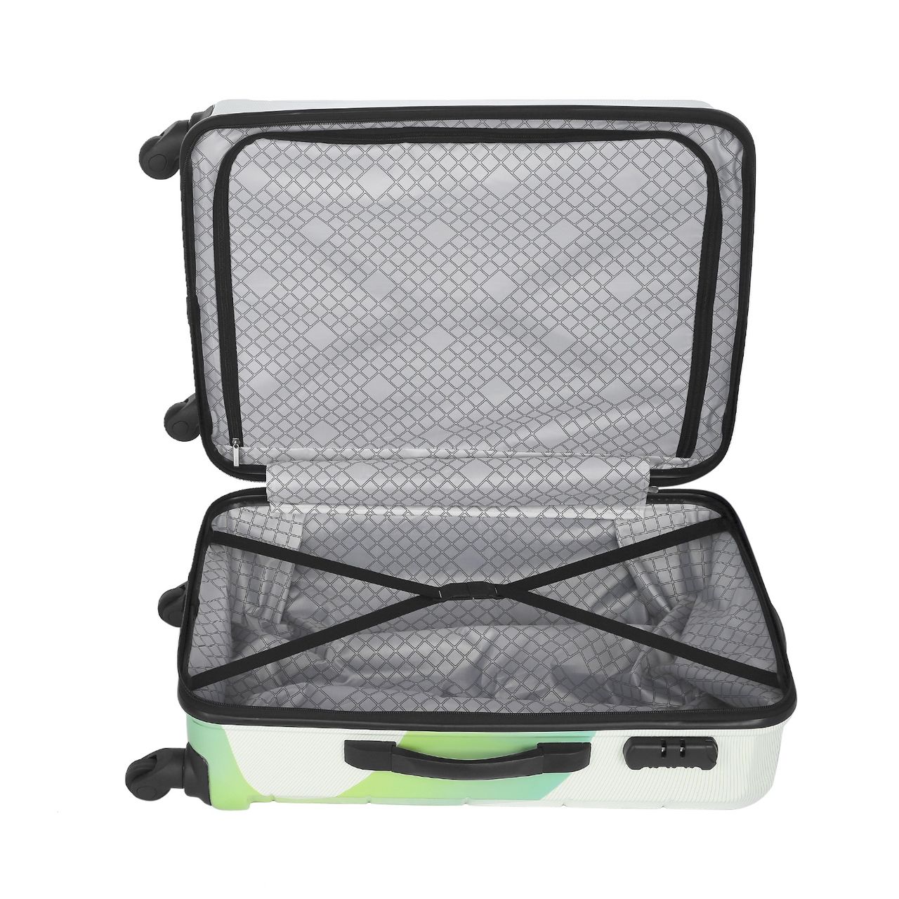 Safari Unisex Polycarbonate 59 L Retractable Trolley Bag | Multicolour - M