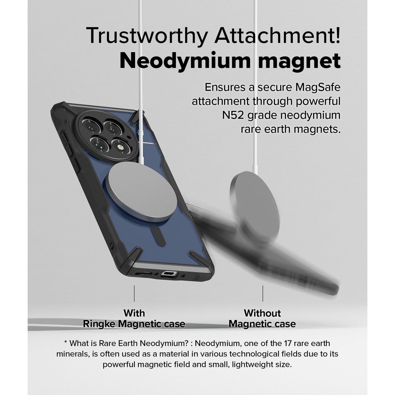 Ringke Oneplus 13 Back Cover Case | Fusion - X Magnetic - Black