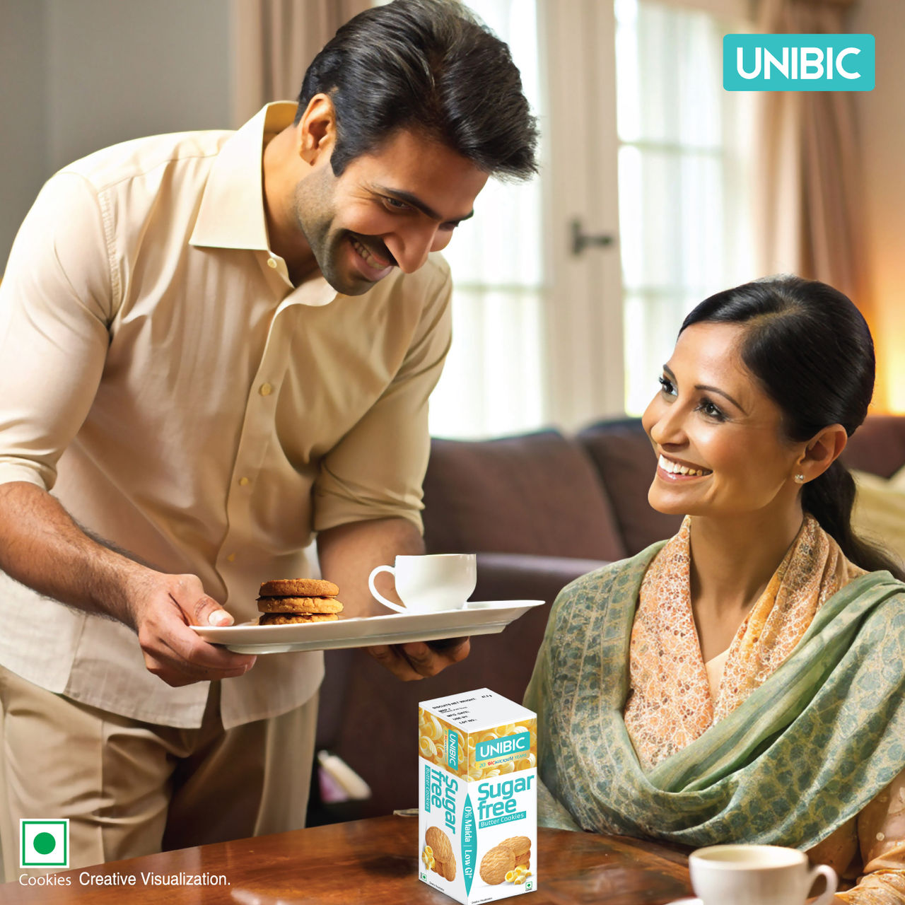 Unibic Sugar Free Butter Cookies | 0% Maida | Low GI