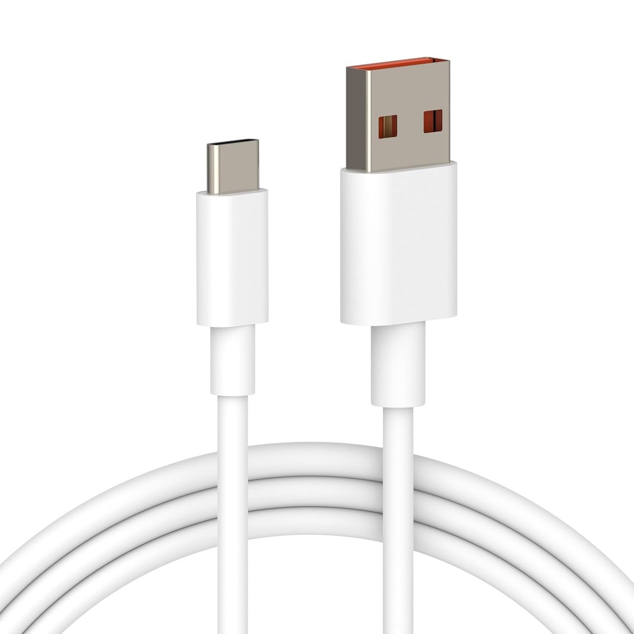 Sounce 3A Mi USB to Type C 33W Fast Hypercharge Cable | 480 Mbps Data Transfer | 1 m | White