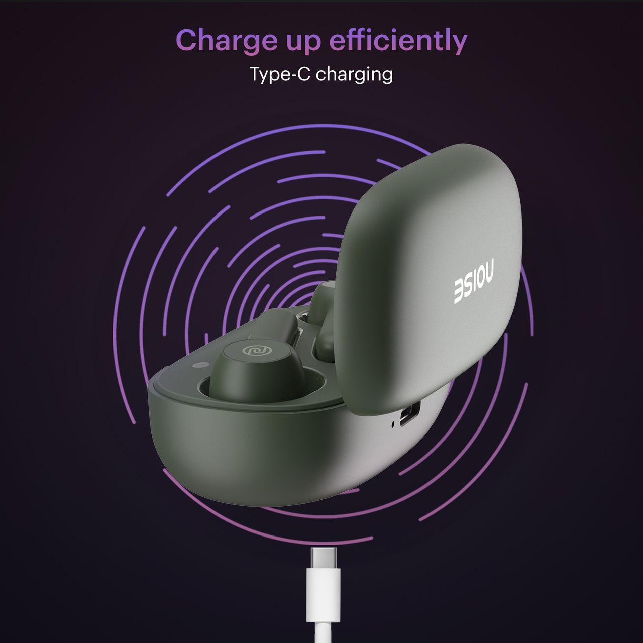 Noise Buds VS201 V3 Truly Wireless Bluetooth Earbuds - Forest Green