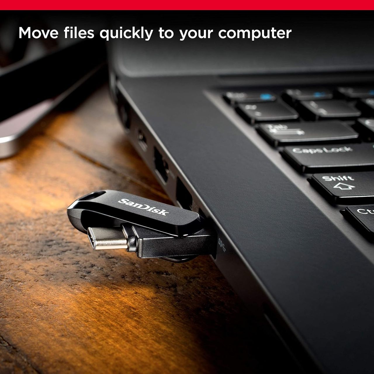 Sandisk Ultra Dual Drive Go Usb3.0 Type C Pendrive For Mobile (Black, 64 Gb, 5Y - Sdddc3-064G-I35)