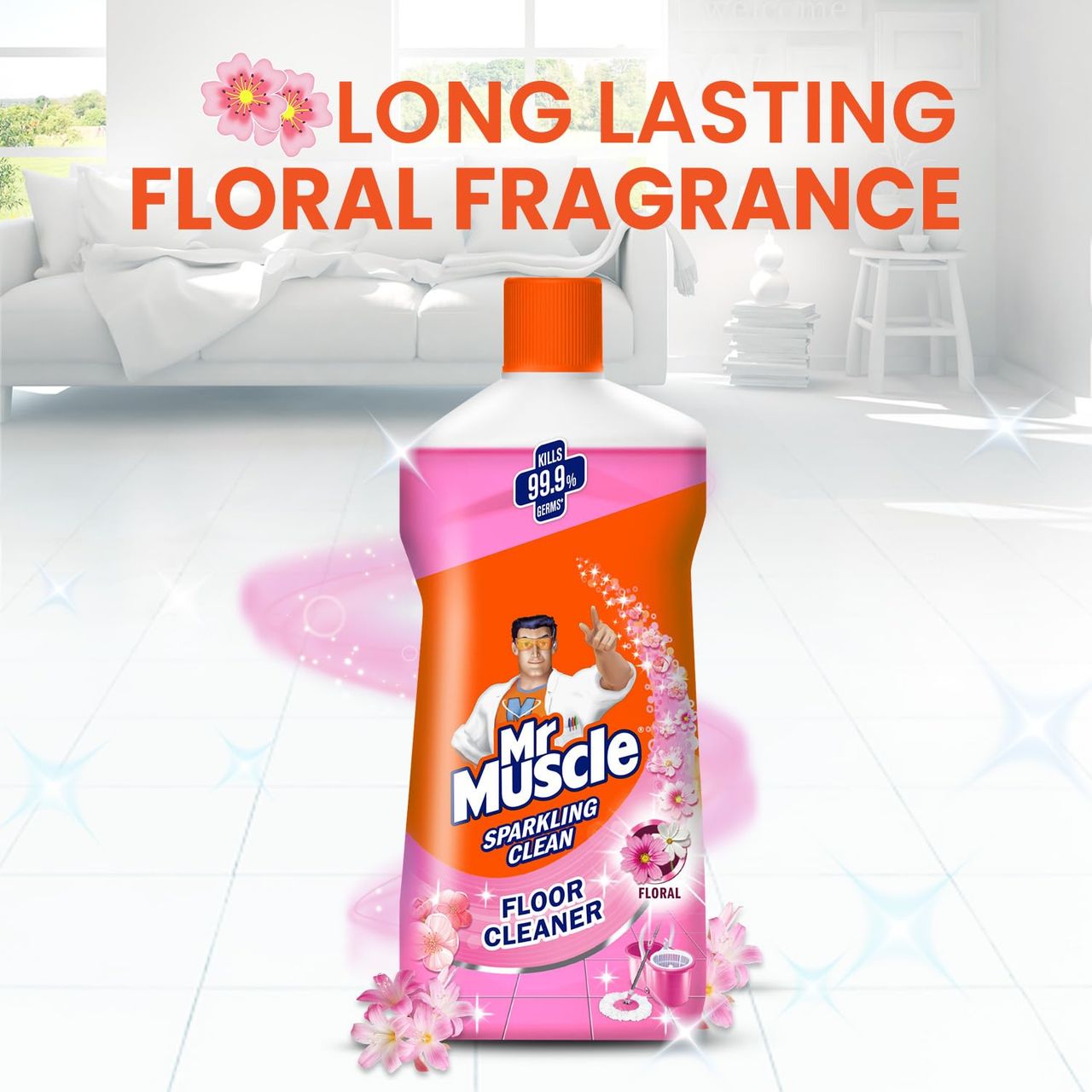 Mr Muscle Floor Cleaner Floral 2 l Combo