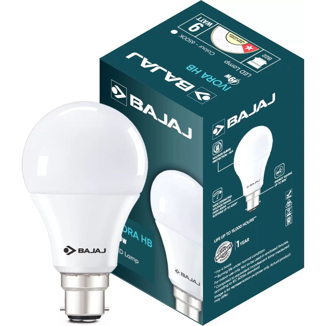 Bajaj Ivora HB 9 W LED Lamp