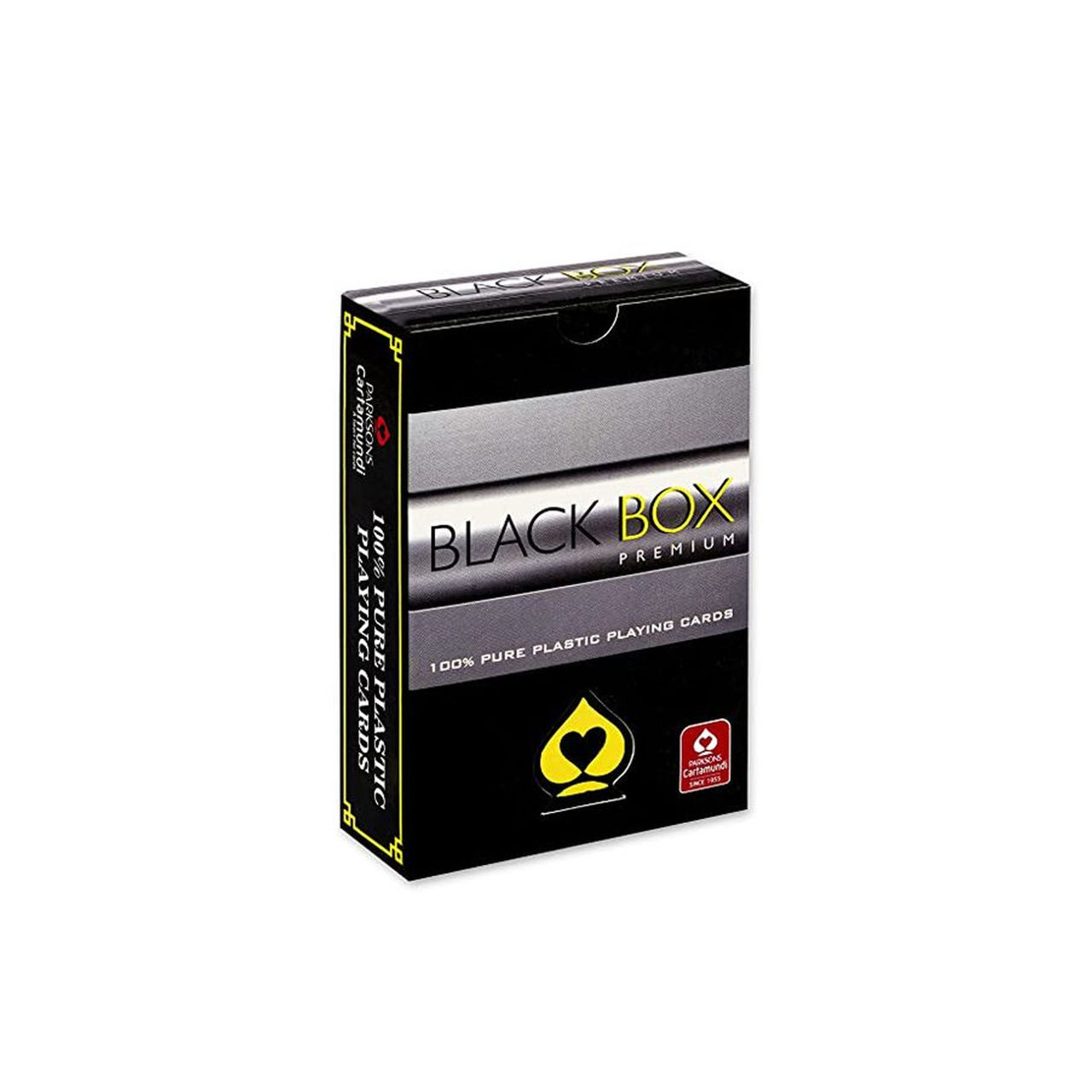 Parksons Cartamundi Plastic Playing Cards Black Box Premium