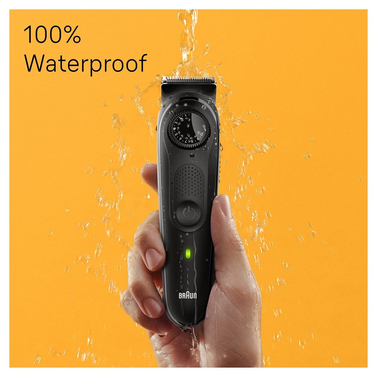 Braun Beard Trimmer 5 BT5410 Beard Trimmer For Men Style Edge Lifetime Sharp Blades - Space Grey