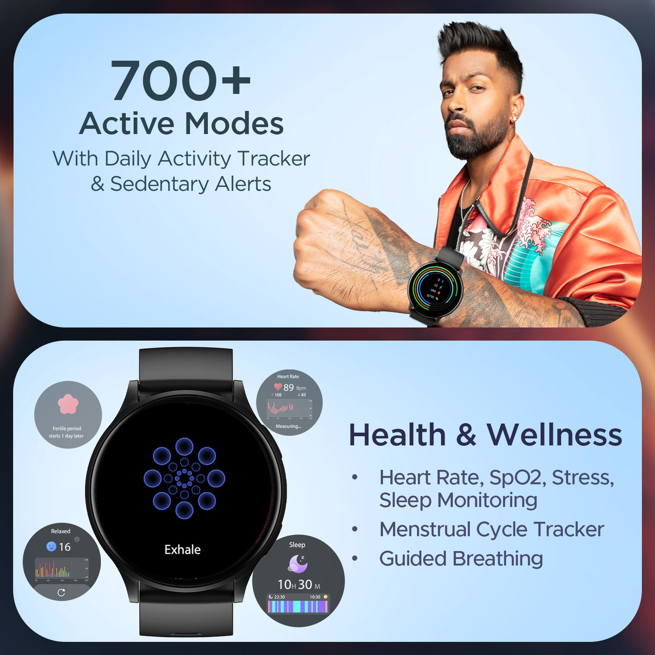 boAt Lunar Prime Smartwatch | 1.43" AMOLED Display | BT Calling - Charcoal Black