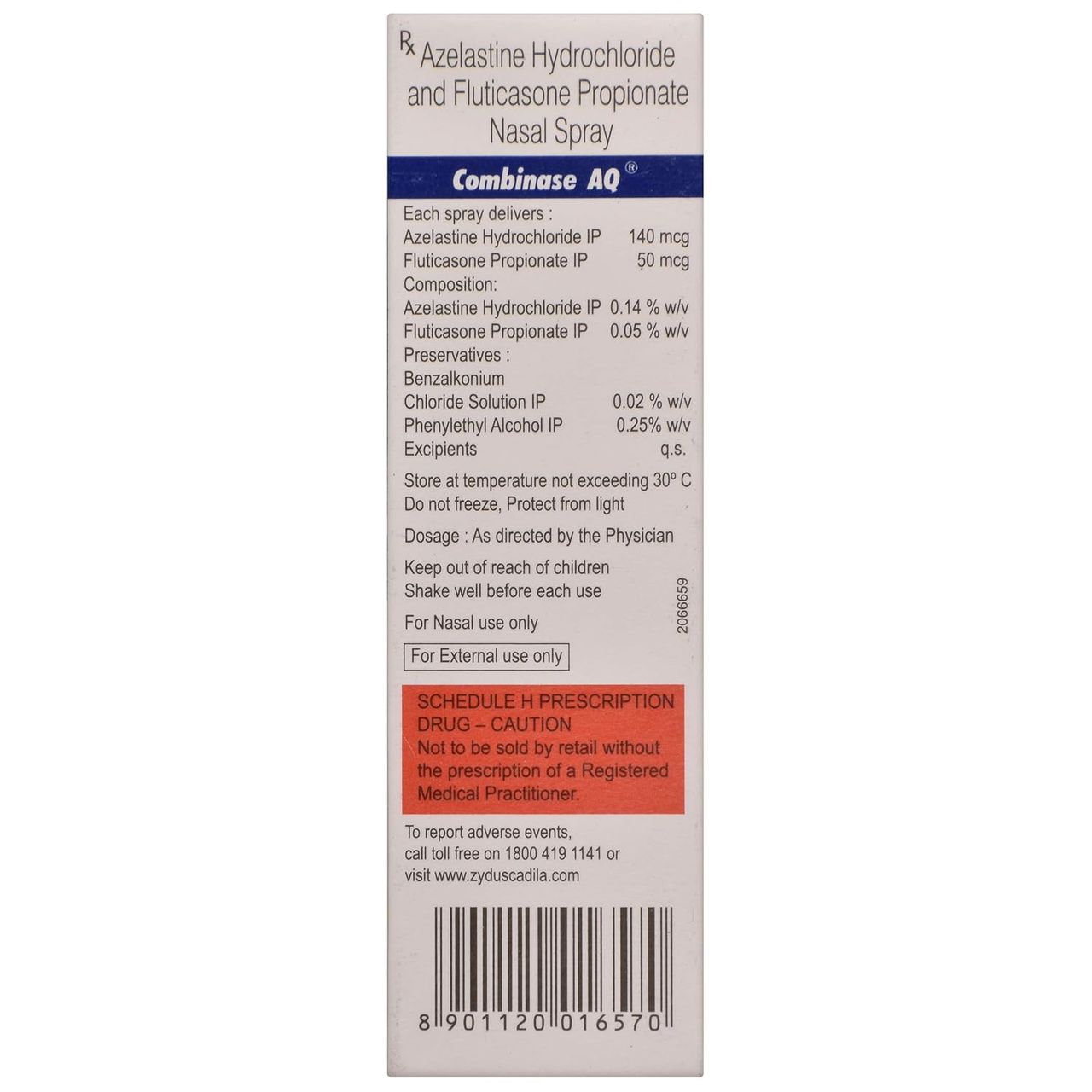 Combinase AQ Nasal Spray