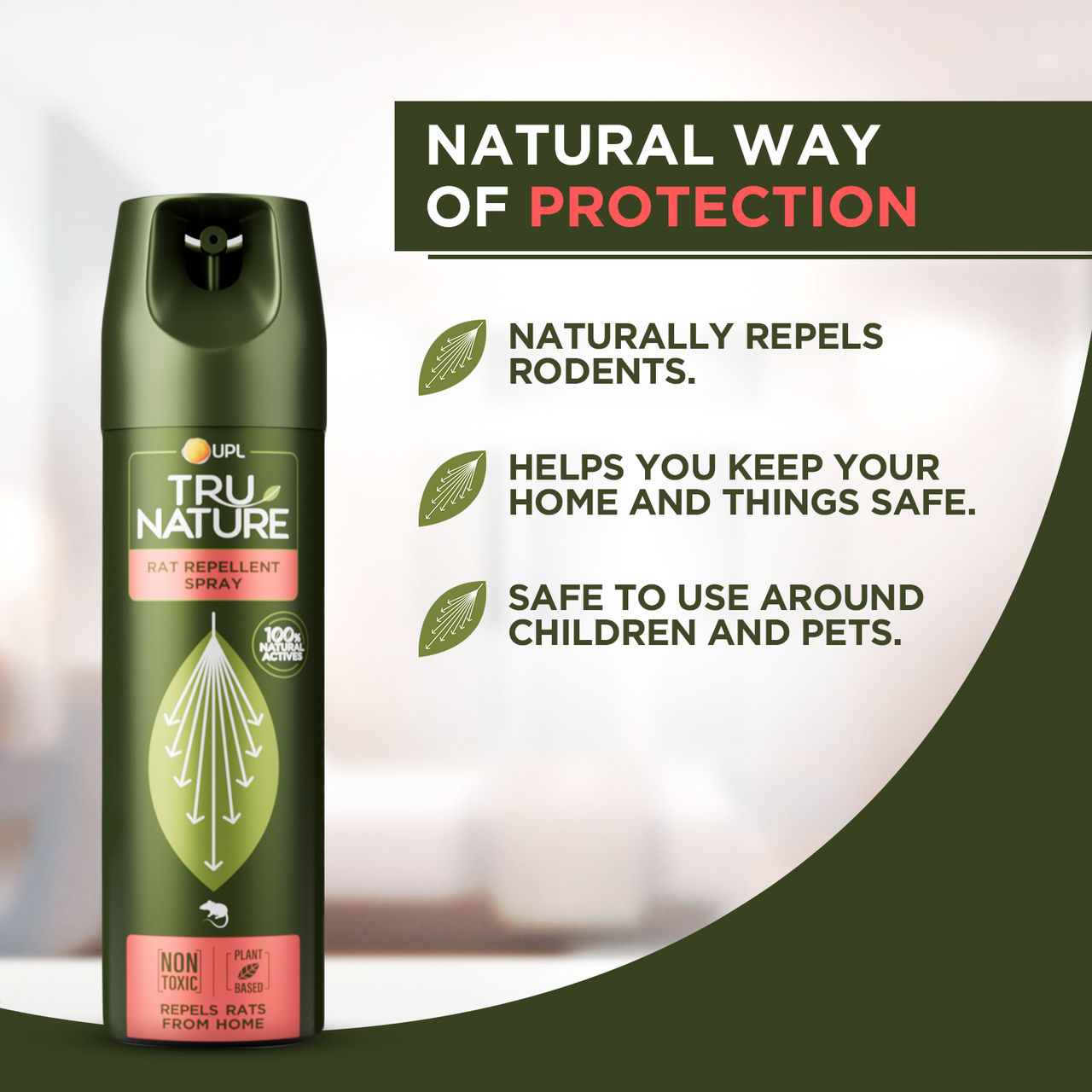 Tru Nature Rat Repellent Spray