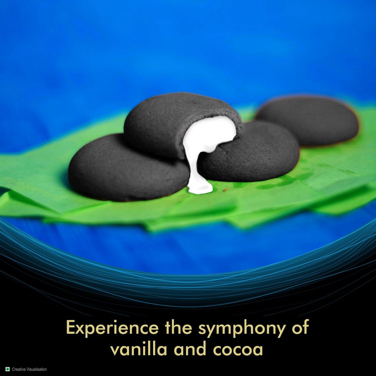 Sunfeast Dark Fantasy Crunchy Choco Cookies with Vanilla Fills Centre Fills | Artificial Flavour-free