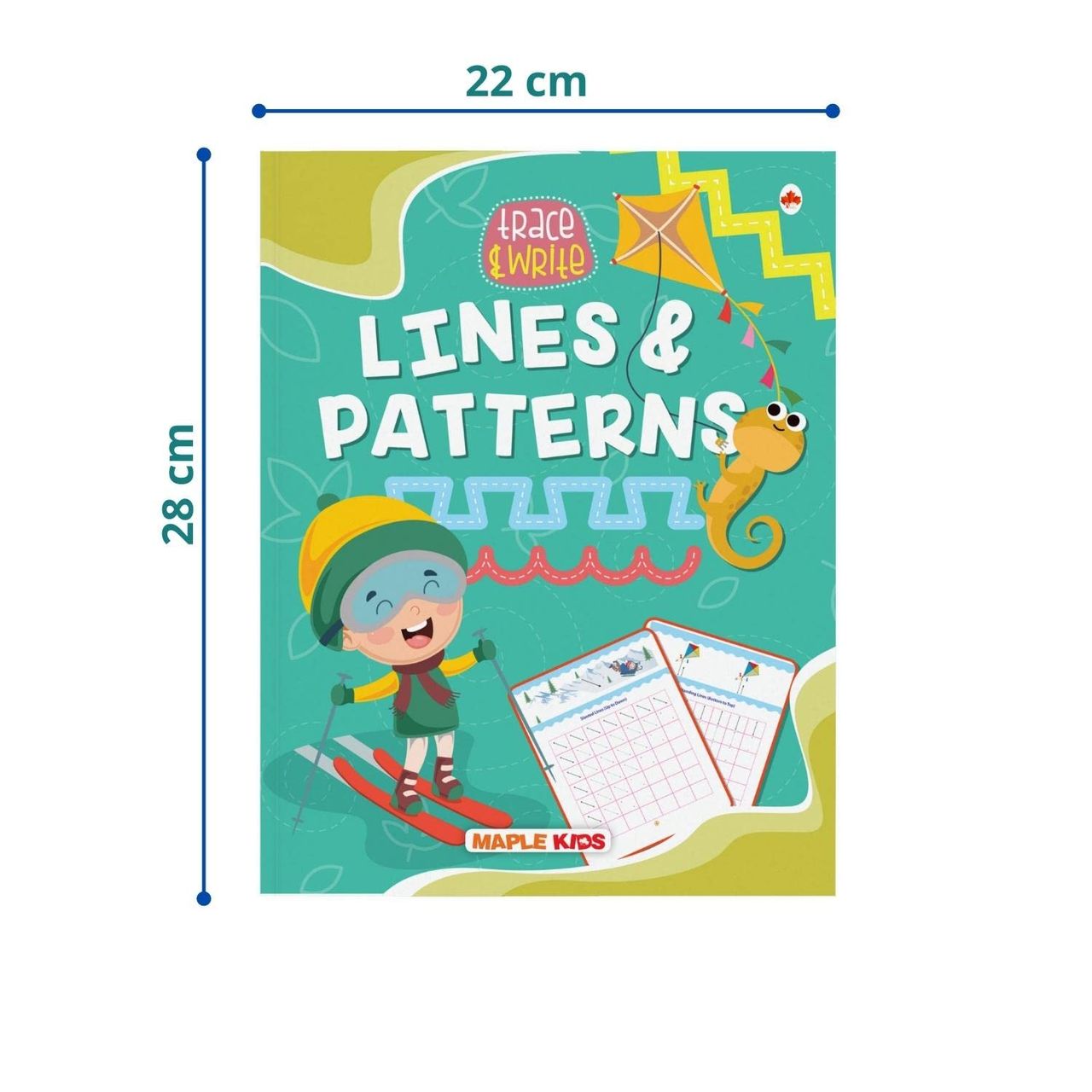 Lines and Curves - Pattern Writing - Writing Practice Book for Kids