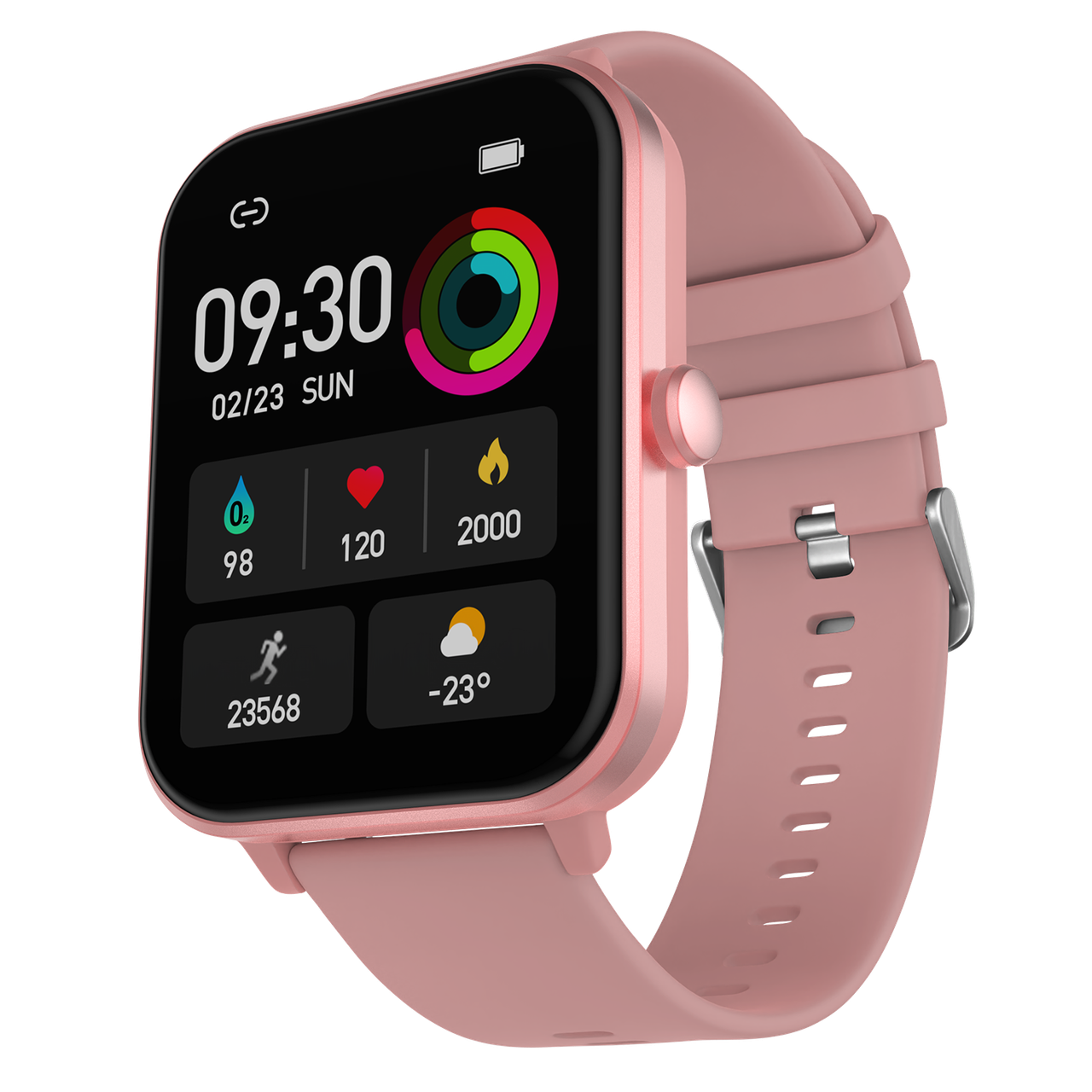Fire-Boltt Ninja Calling Pro Plus Smartwatch | 1.83" Display | BT Calling | Women's Edition - Pink