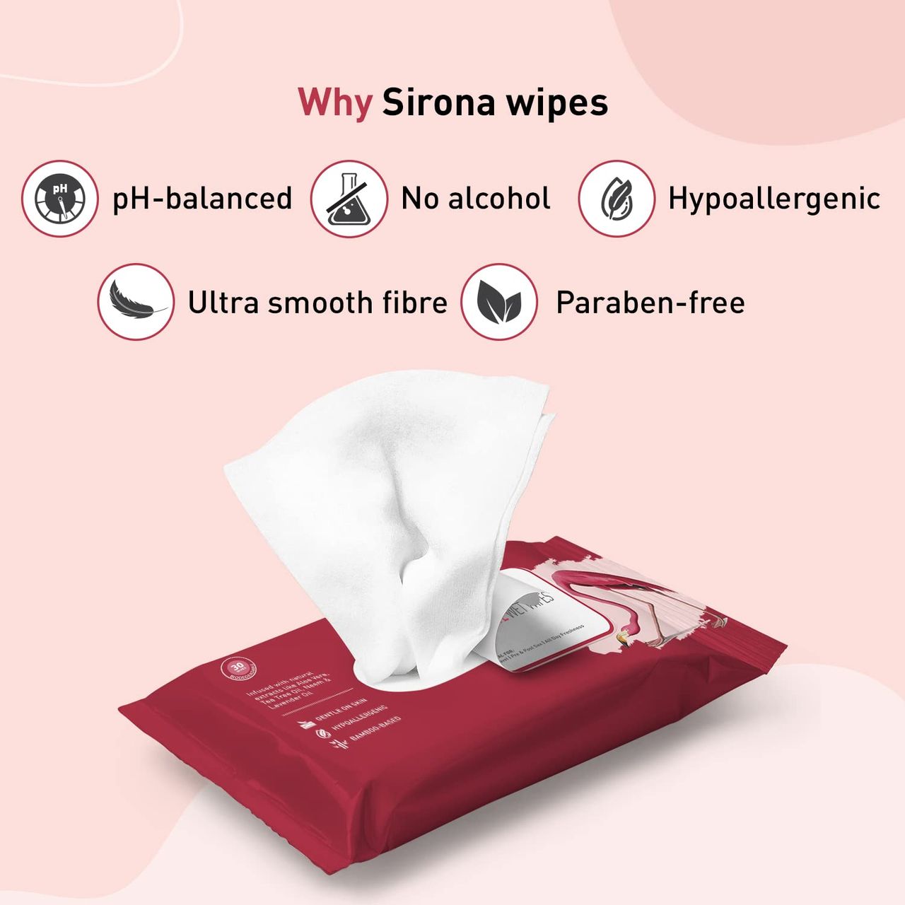 Sirona Intimate Wet Wipes