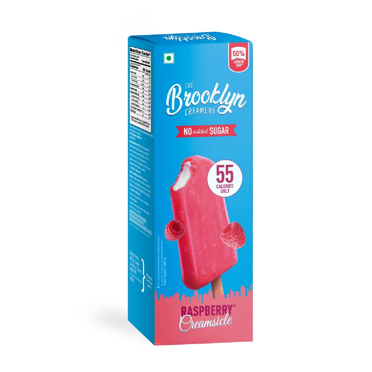 The Brooklyn Creamery Raspberry Creamsicle (Duet-With Zero Added Sugar)