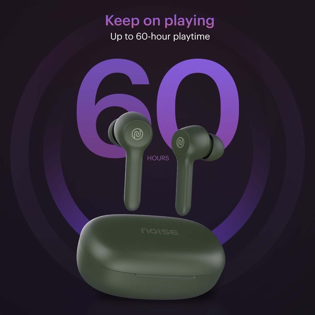 Noise Buds VS201 V3 Truly Wireless Bluetooth Earbuds - Forest Green