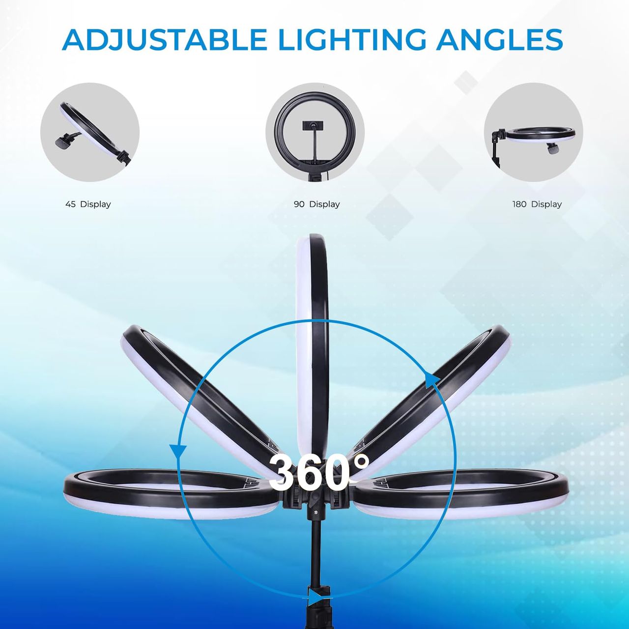 Tygot 12 Inch Ring Light |  Without Stand