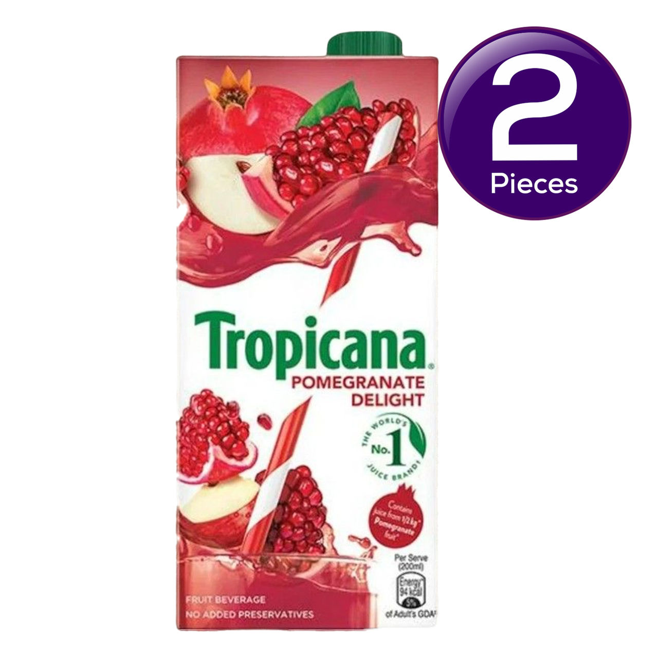 Tropicana Pomegranate Delight Fruit Juice Tetrapack 1 l Combo