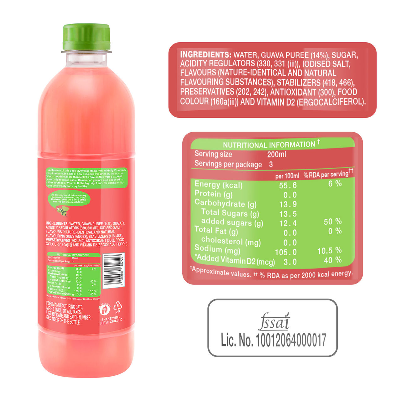 Paper Boat Swing Guava Fruit Juice