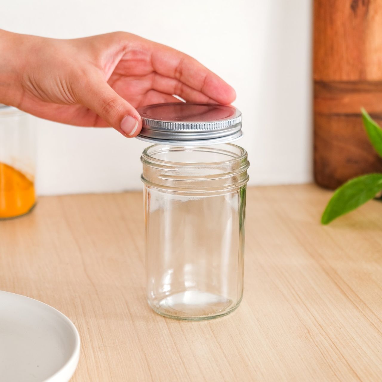 Nestasia Spice Jars With Lid For Kitchen Set Of 6 250ml