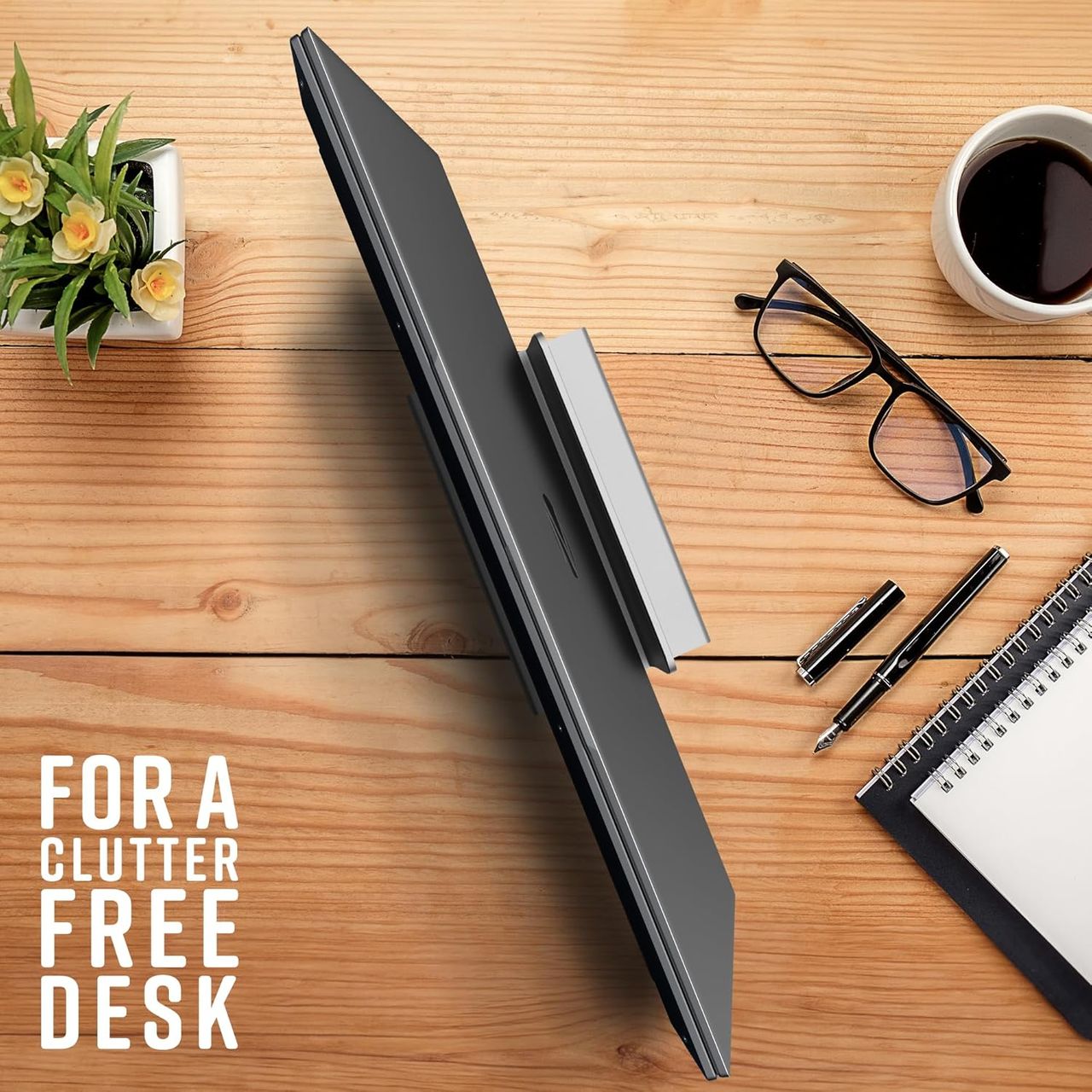 Zebronics Ns2000V Vertical Laptop Stand, Devices Up-To 2.5Cm Thickness