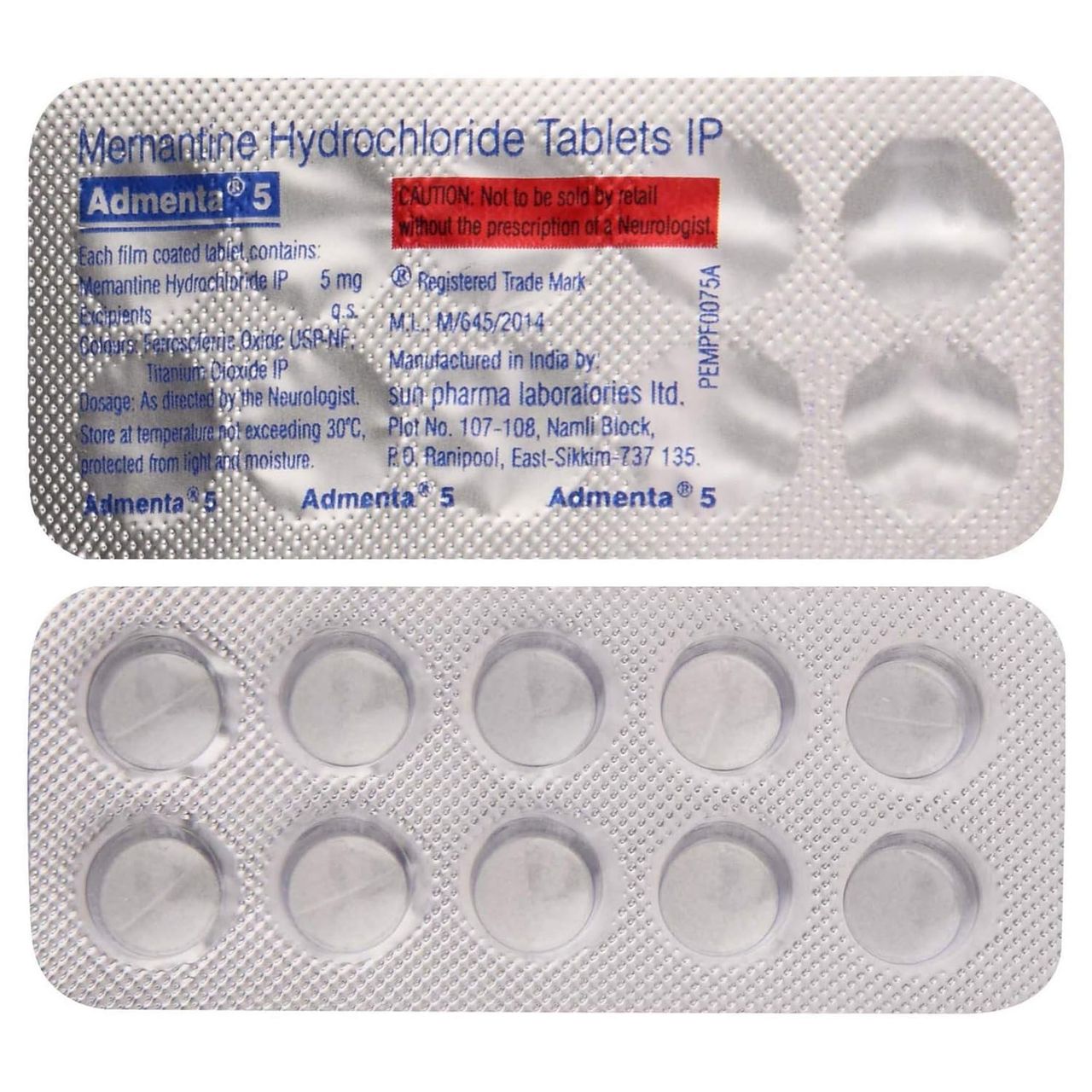 Admenta 5 Tablets