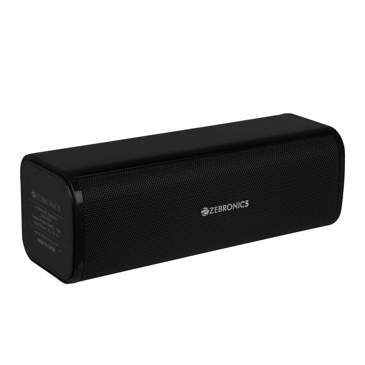 Zebronics Vita BT 10W Speaker Supporting USB, SD Card, AUX, FM, TWS & Call Function (Black)