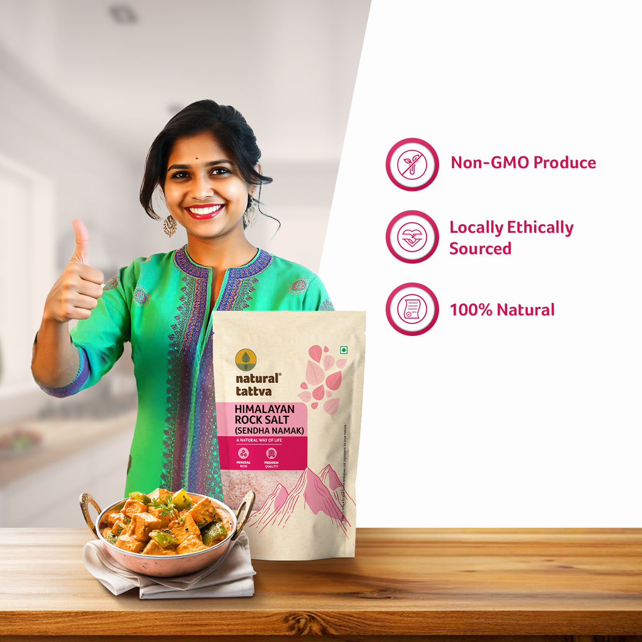 Natural Tattva Rock Salt