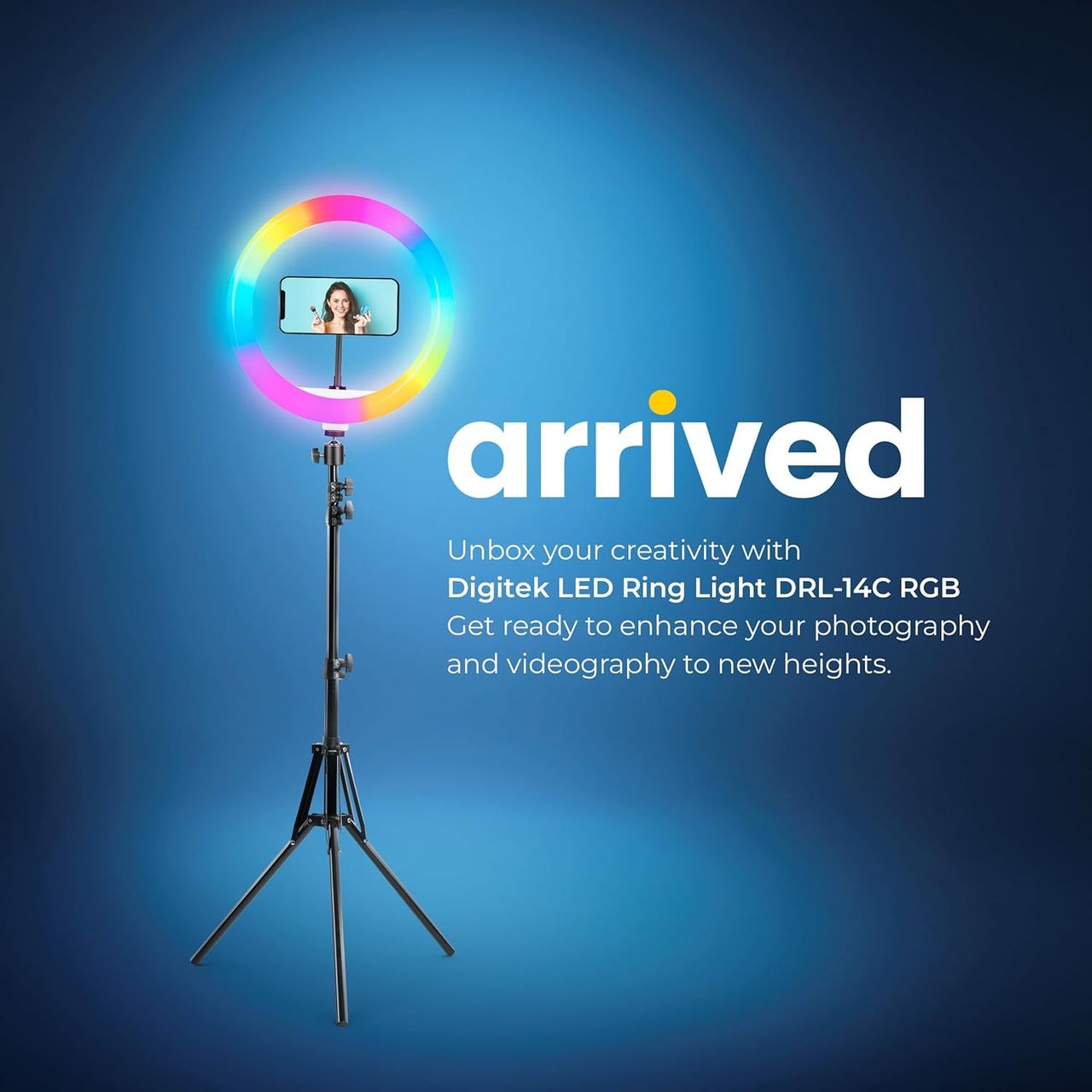 Digitek Ring Light 14 Inches DRL 14C RGB